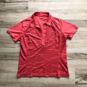 Nike Golf Red Polo Shirt Casual Comfort